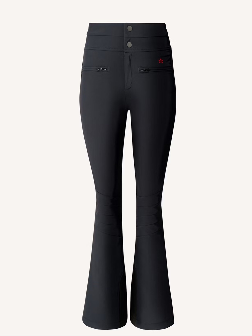 NEW Perfect Moment High Waist Aurora Mid Rise Flare Black Ski Pants